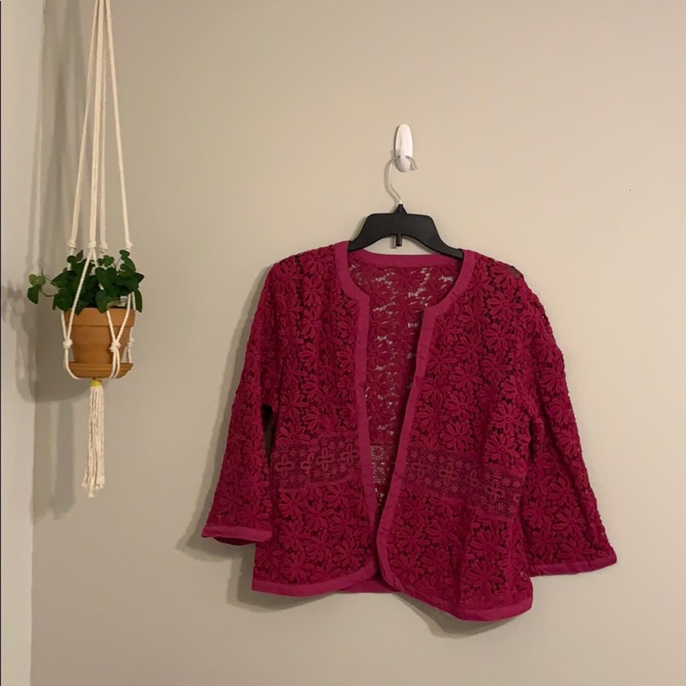 ☮️ Knit Floral Cardigan